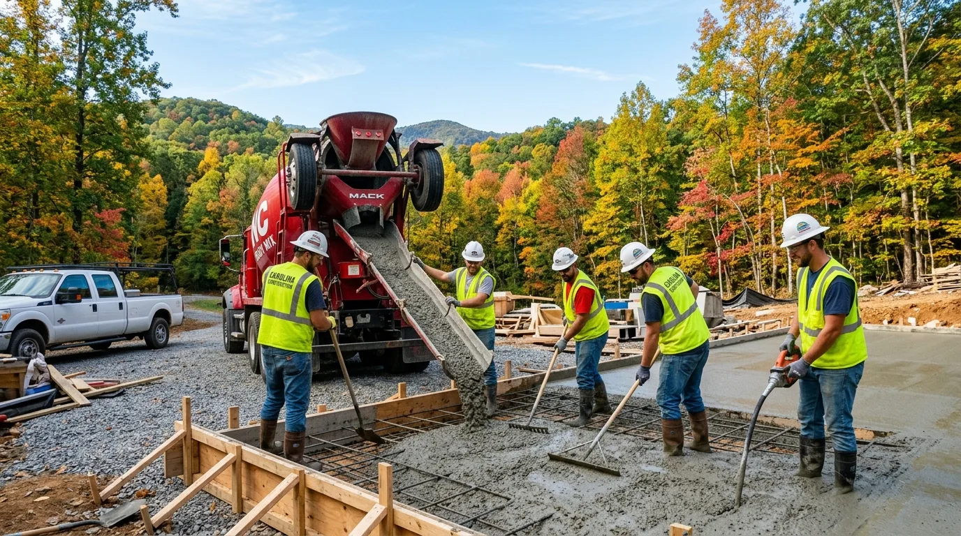 Marvin NC Concrete Pouring: Best & Worst Seasons